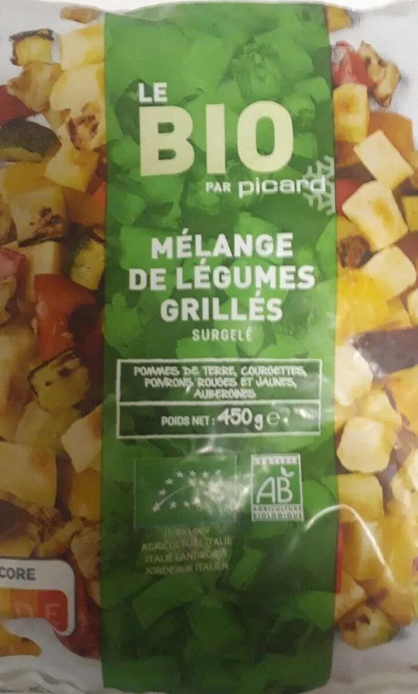 Mélange de légumes grillés