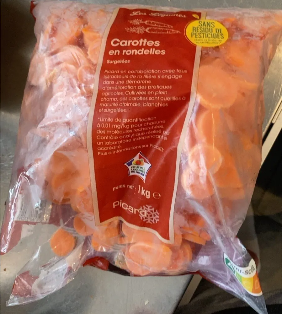 Carottes en rondelles