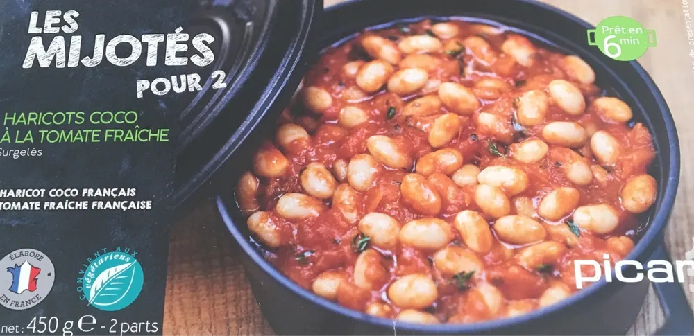 Les mijotés pour 2, haricots coco à la tomate fraîche