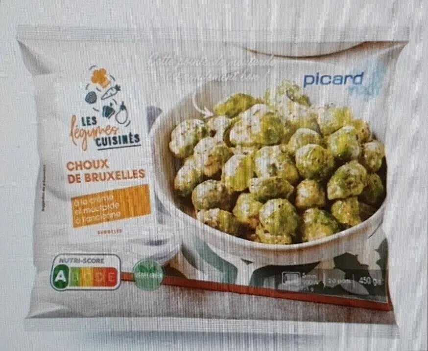 Choux de bruxelles crème et moutarde