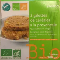2 Galettes de céréales à la provençale