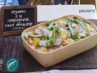 Legumes à la campagnarde sauce moutarde