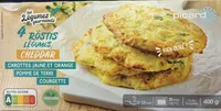 4 Röstis de légumes et cheddar