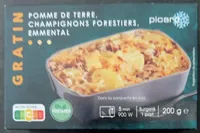Gratin pomme de terre champignons forestiers emmental