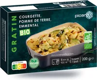 Gratin courgette, pomme de terre, emmental bio