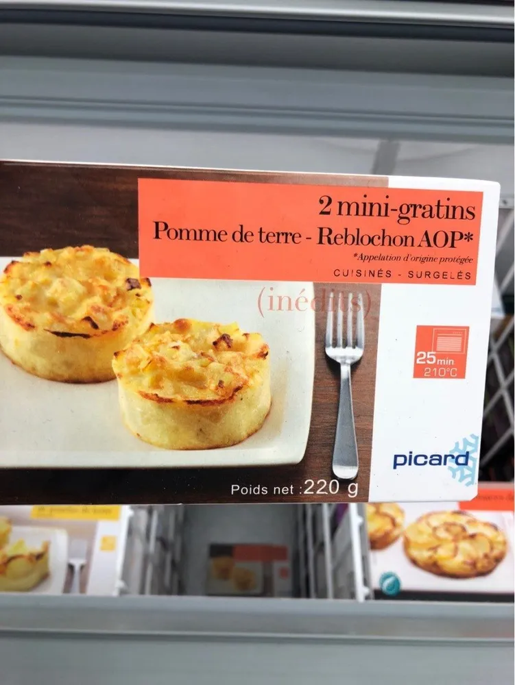 Mini-Gratin Pomme de Terre Reblochon