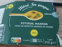 Mini So soupe POTIRON, MARRON HUILE DE NOISETTE, GRAINES DE COURGE