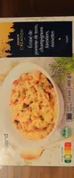 Écrasé de pomme de terre, champignons forestiers, noisettes.