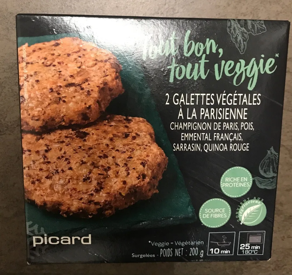 Galettes Végétales à la parisienne