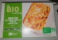 Gratin Macaroni Complet Tomate Cantal AOP
