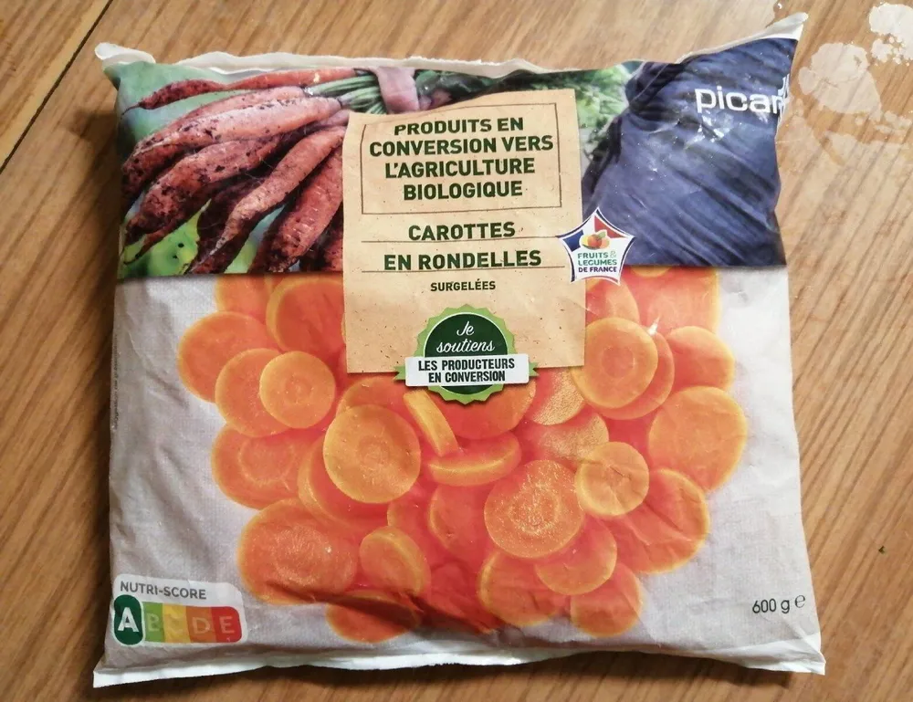 Carottes en rondelles
