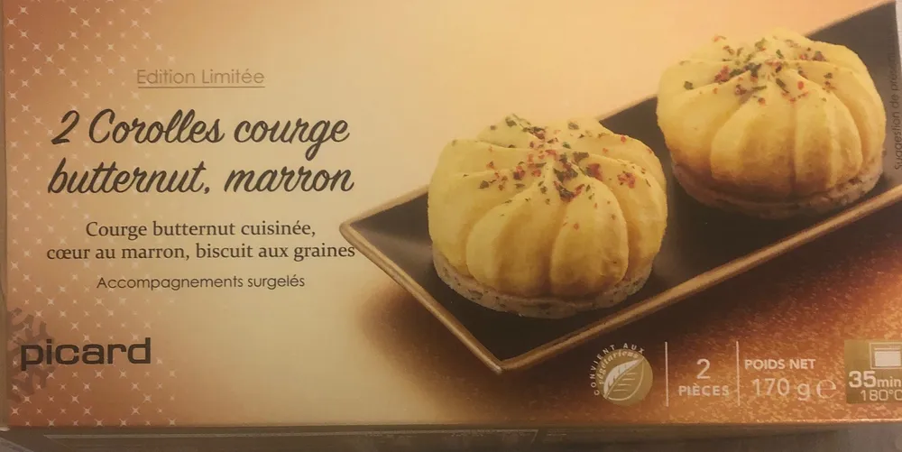 Corolle courge butternut marron
