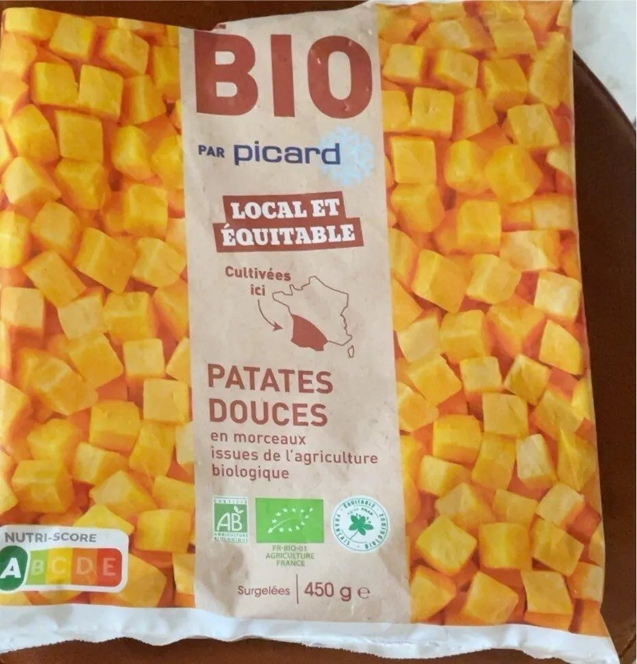 Patates douces en morceaux
