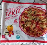 Préparation tarte légumes du soleil