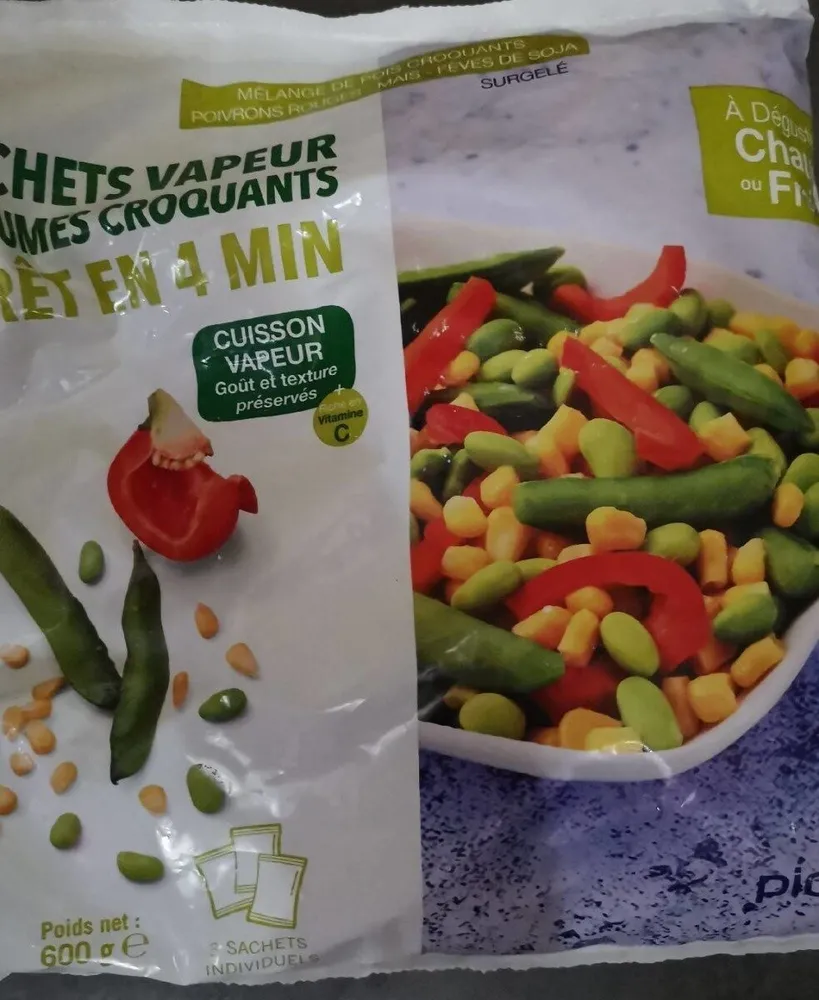 Sachets vapeur légumes croquant