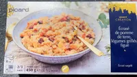 Ecrasé de pomme de terre, legumes grillés, figue