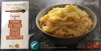 Écrasé de pomme de terre, patate douce et ciboulette