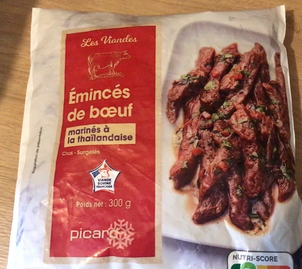 Émincés de bœuf à la sauce thaï
