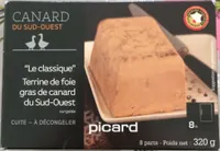 Le classique - Terrine de foie gras de canard du Sud-Ouest