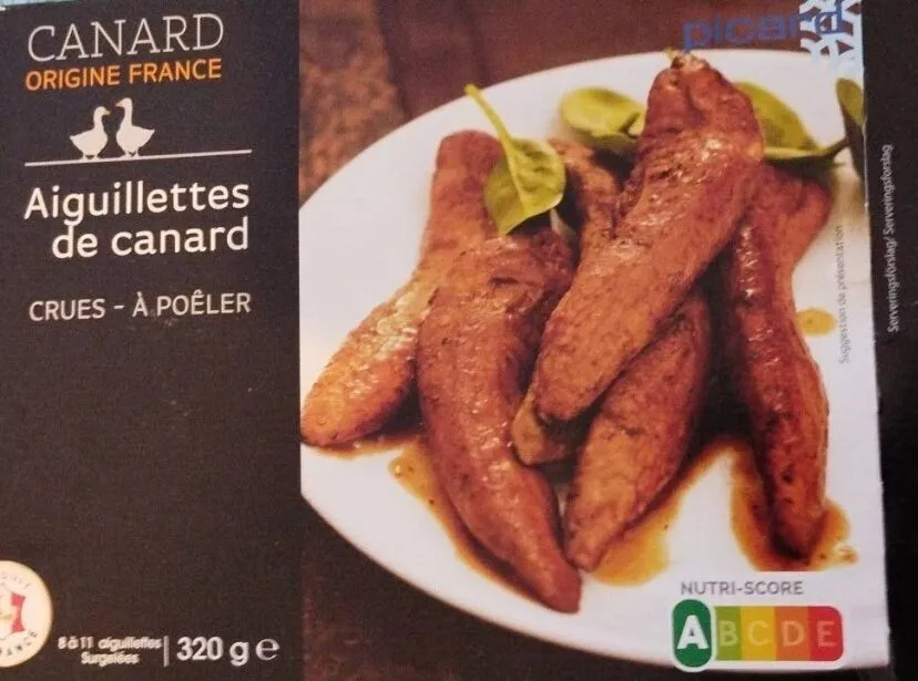 Aiguillettes de canard