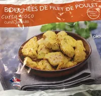 Bouchées de filet de poulet curry-coco