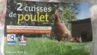 2 Cuisses de poulet