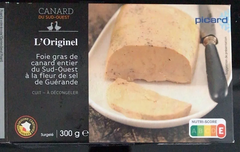 Fois gras de canard entier du sud ouest à la fleur de sel