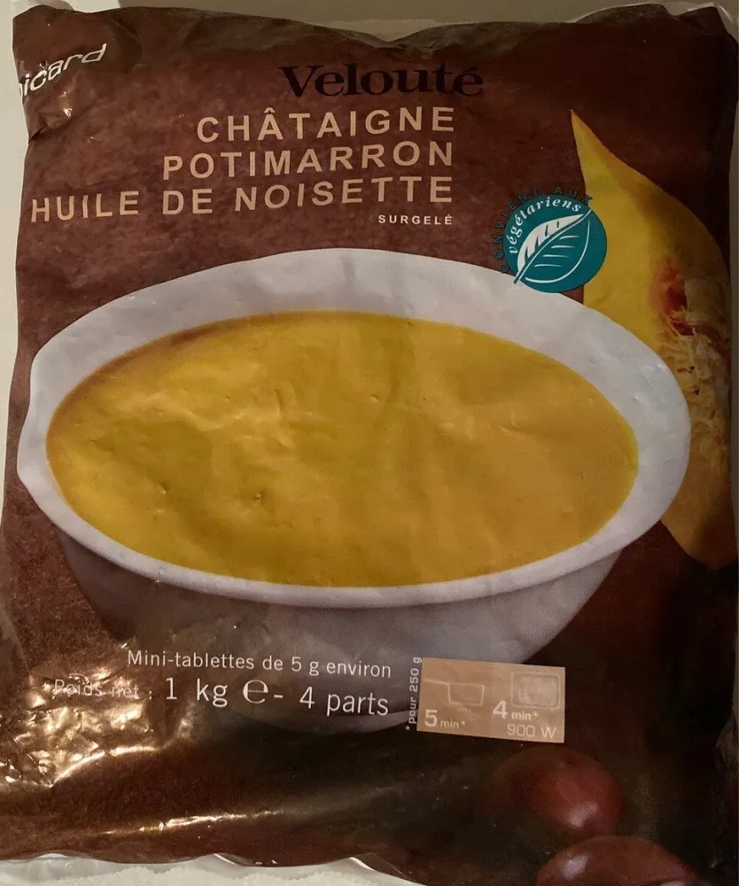 Velouté chataigne potimarron