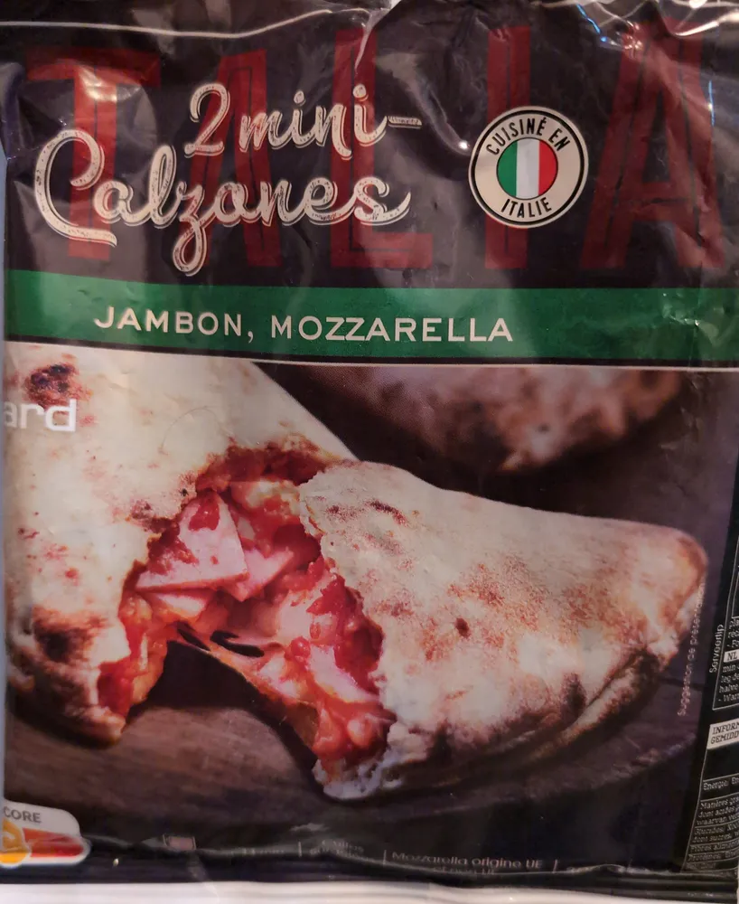 2 Mini-Calzones Jambon Mozzarella