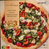 Pizza N°3 - Légumes, Pesto, Parmesano Reggiano