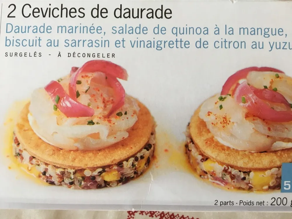 2 Ceviches de Daurade
