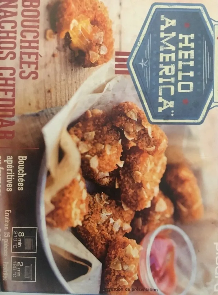 Bouchées nachos cheddar
