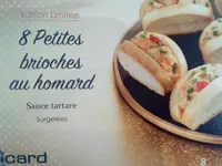Petite brioches au homard