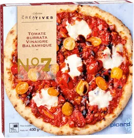 Pizza N°7 - Tomate, Burrata, Vinaigre Balsamique de Modène