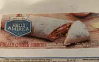 Pulled chicken burrito