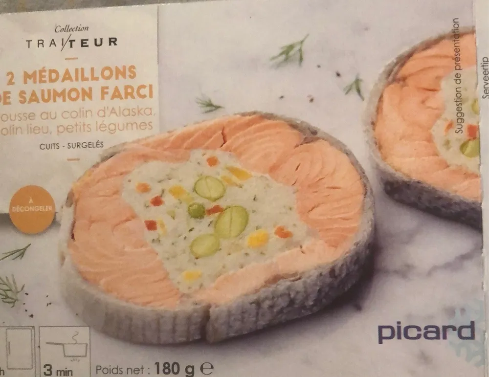 Medaillon saumon farci
