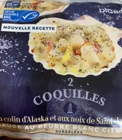Coquilles au colin d'alaska et aux noix de Saint-Jacques