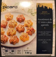 Assortiment de 12 mini-cakes apéritifs