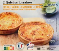 2 Quiches lorraines