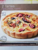 2 tartes Figue, chèvre, romarin