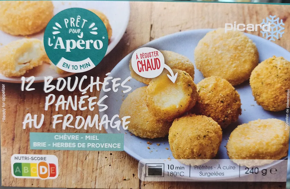 Bouchées panées au fromage