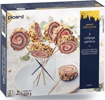 8 lollipops apéritives