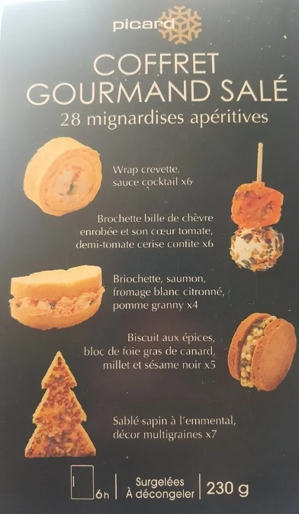 Coffret gourmand salé