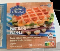 Pastrami waffle
