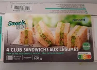 4 club sandwichs aux legumes