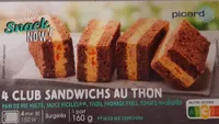 4 club sandwichs au thon