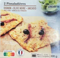 Pissaladières (oignon, olive noire, anchois)