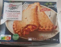 Chaussons tomate poivrons