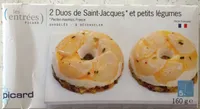 2 Duos de Saint-Jacques et petits légumes