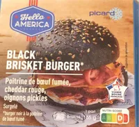 Black brisket burger